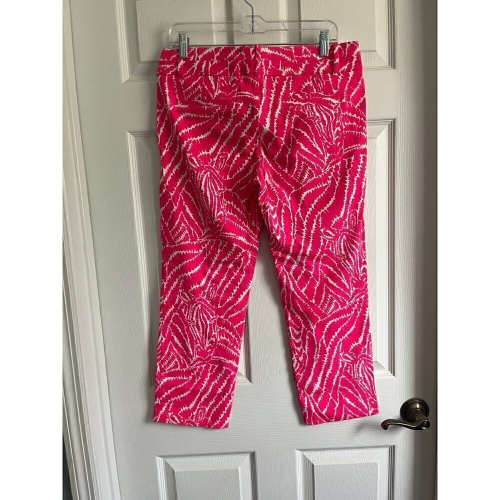 Lilly Pulitzer Pink Zebra Capris - Picture 2 of 2